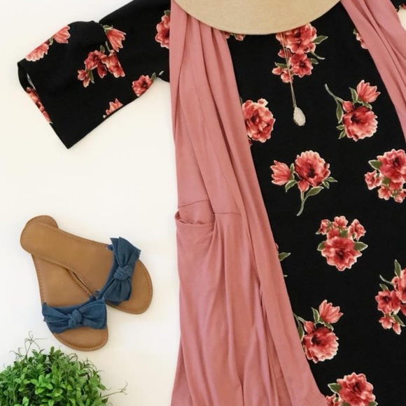 Agnes & Dora Dark Peach Cascade Vest - Picture 3 of 6